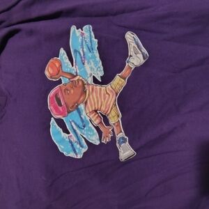 Purple Kids Shirt with Graphic Design